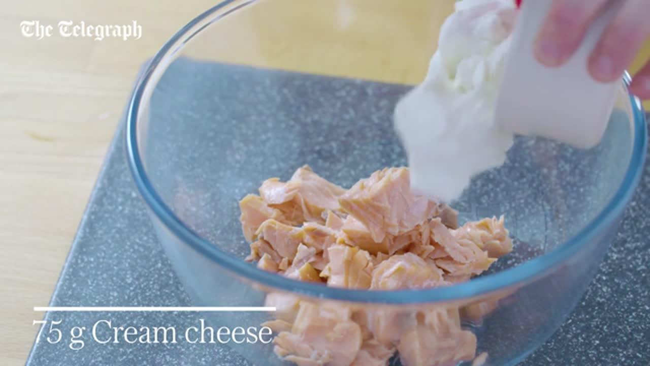 Xanthe Clay's potted salmon and chive bonbons